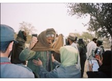 Afghans voting October 2004